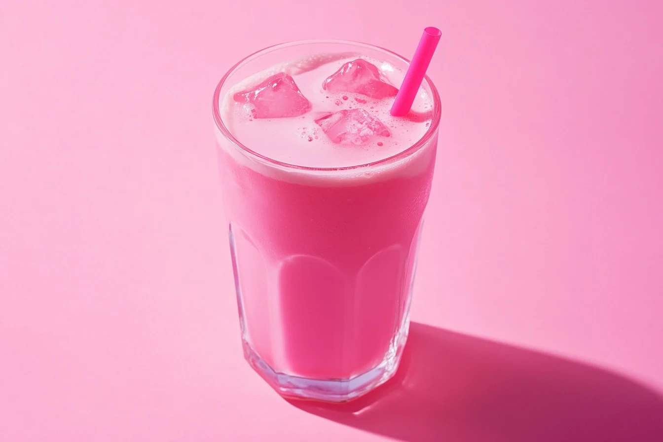 What's in the Tiktok pink drink?