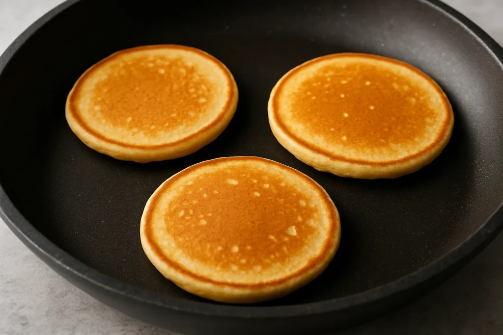 Protein Pancakes Recipe – Easy, Fluffy & Full of Protein 3 Cooking fluffy protein pancakes