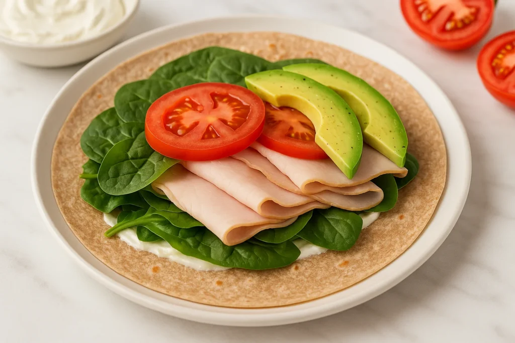 Turkey Avocado Wrap – Easy, Healthy Lunch Favorite 2 Turkey Avocado Wrap Ingredients