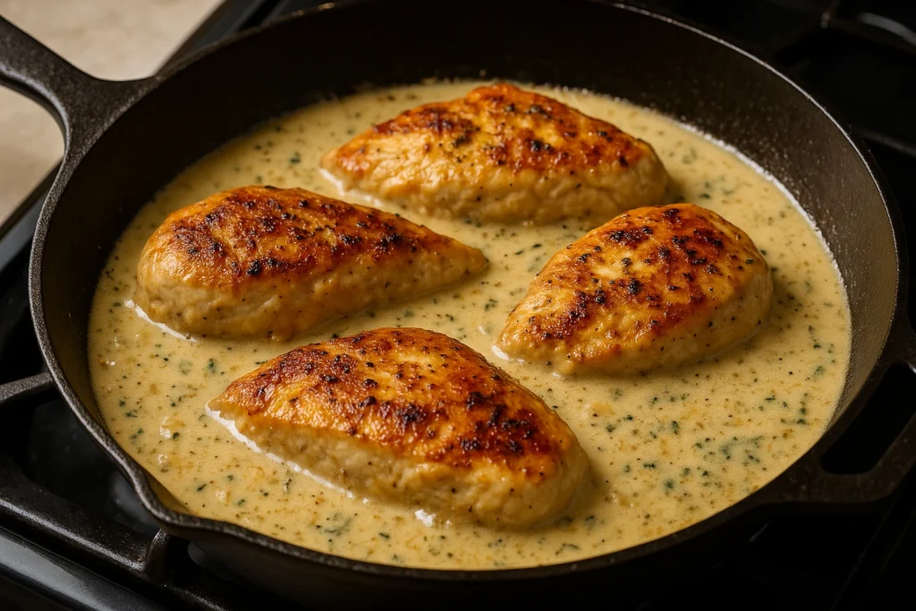 Creamy Garlic Chicken Recipe | Easy Comfort Food Favorite 3 creamy garlic chicken cooking