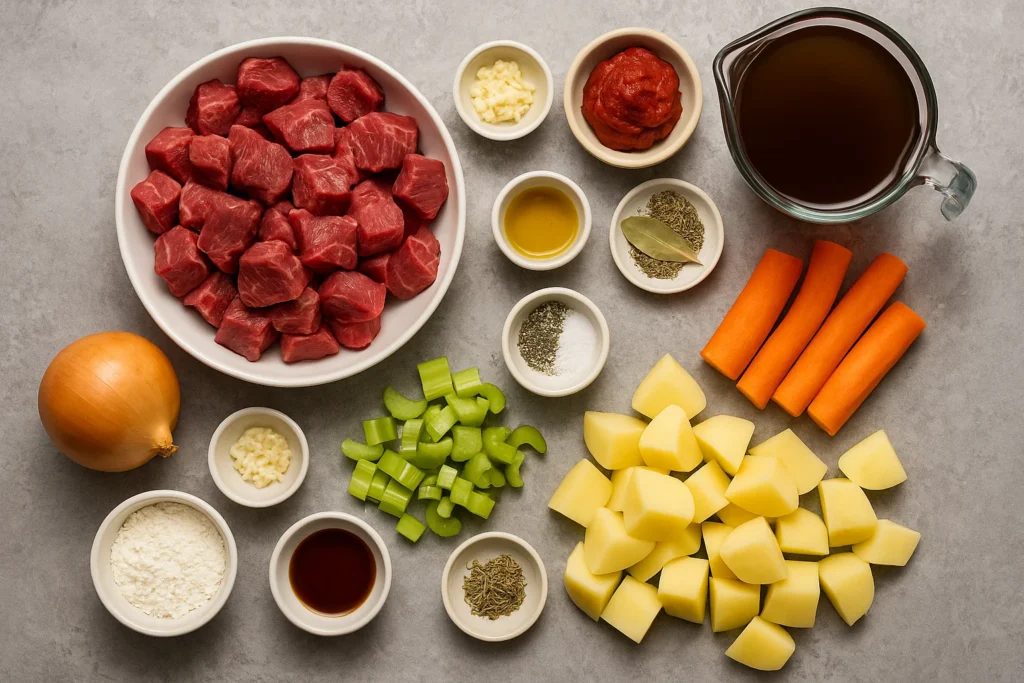 Slow Cooker Beef Stew – Easy Comfort Food Classic 3 slow cooker beef stew process