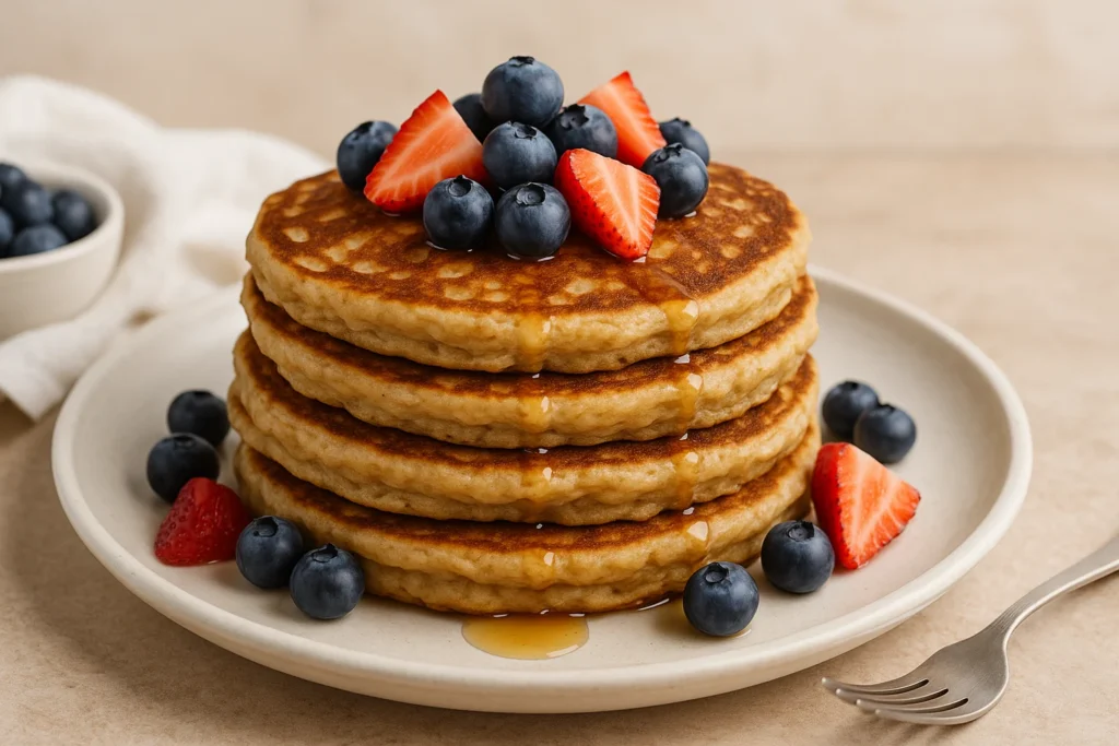 Oatmeal Pancakes Recipe – Easy, Healthy & Family Favorite 4 oatmeal pancakes recipe