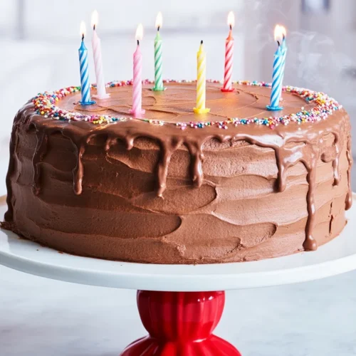 7 Fun and Creative Unique Birthday Cakes to Wow Your Guests 3 A stunning unique birthday cake adorned with colorful decorations and fresh fruits.