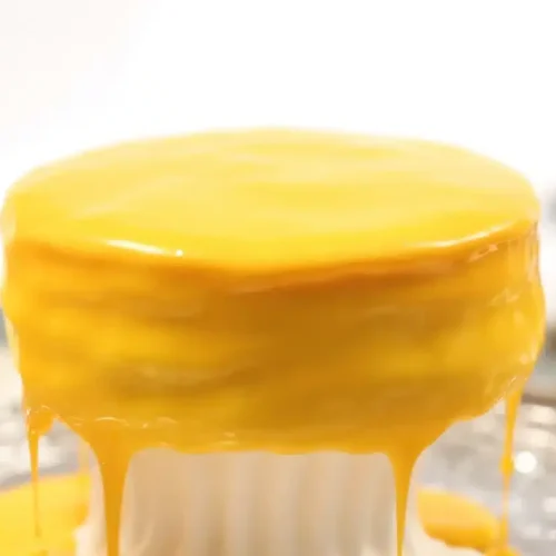 Easy Mirror Glaze Recipe 3 Easy mirror glaze recipe with 5 ingredients for shiny cake decoration.