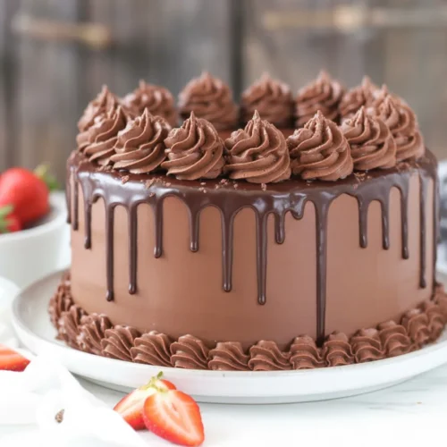 Whip Up a Delightful Chocolate Drip Cake - Easy Step-by-Step Guide 3 Moist Chocolate Drip Cake topped with silky chocolate ganache.