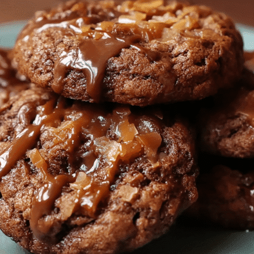 German Chocolate Cookies