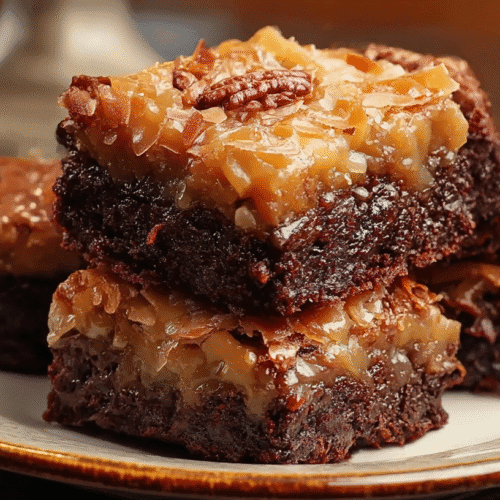 German Chocolate Brownies