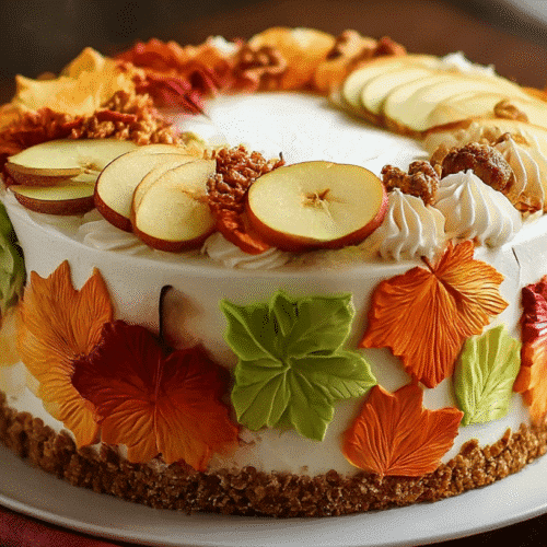 Fall Cake Designs Simple