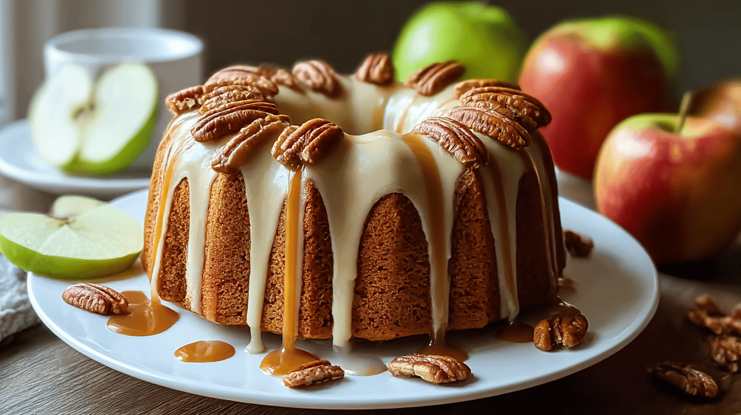 Caramel Apple Bundt Cake