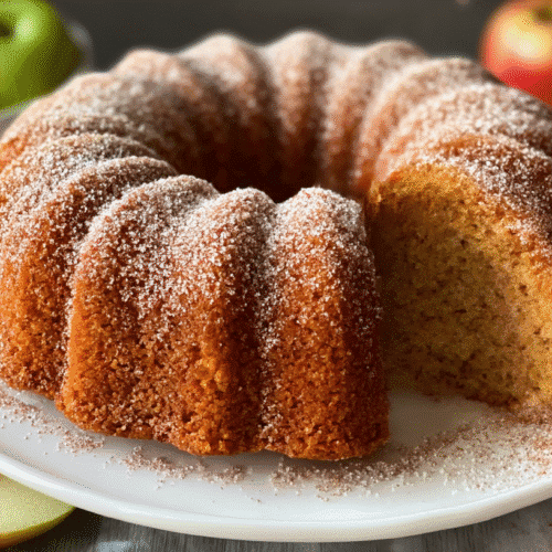 Apple Cider Doughnut Cake