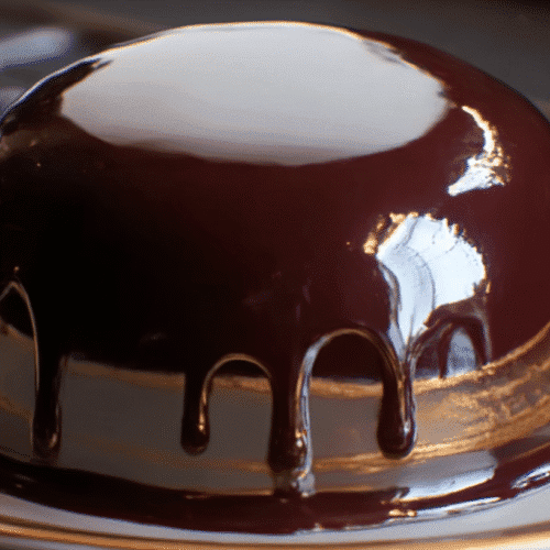 Chocolate Mirror Glaze