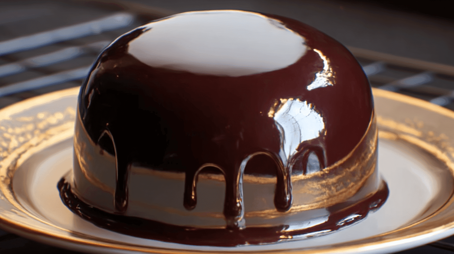 Chocolate Mirror Glaze