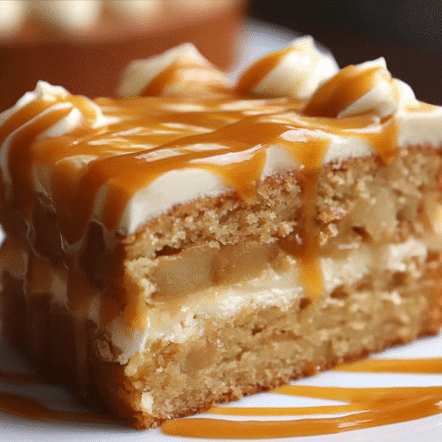 Apple Caramel Cake