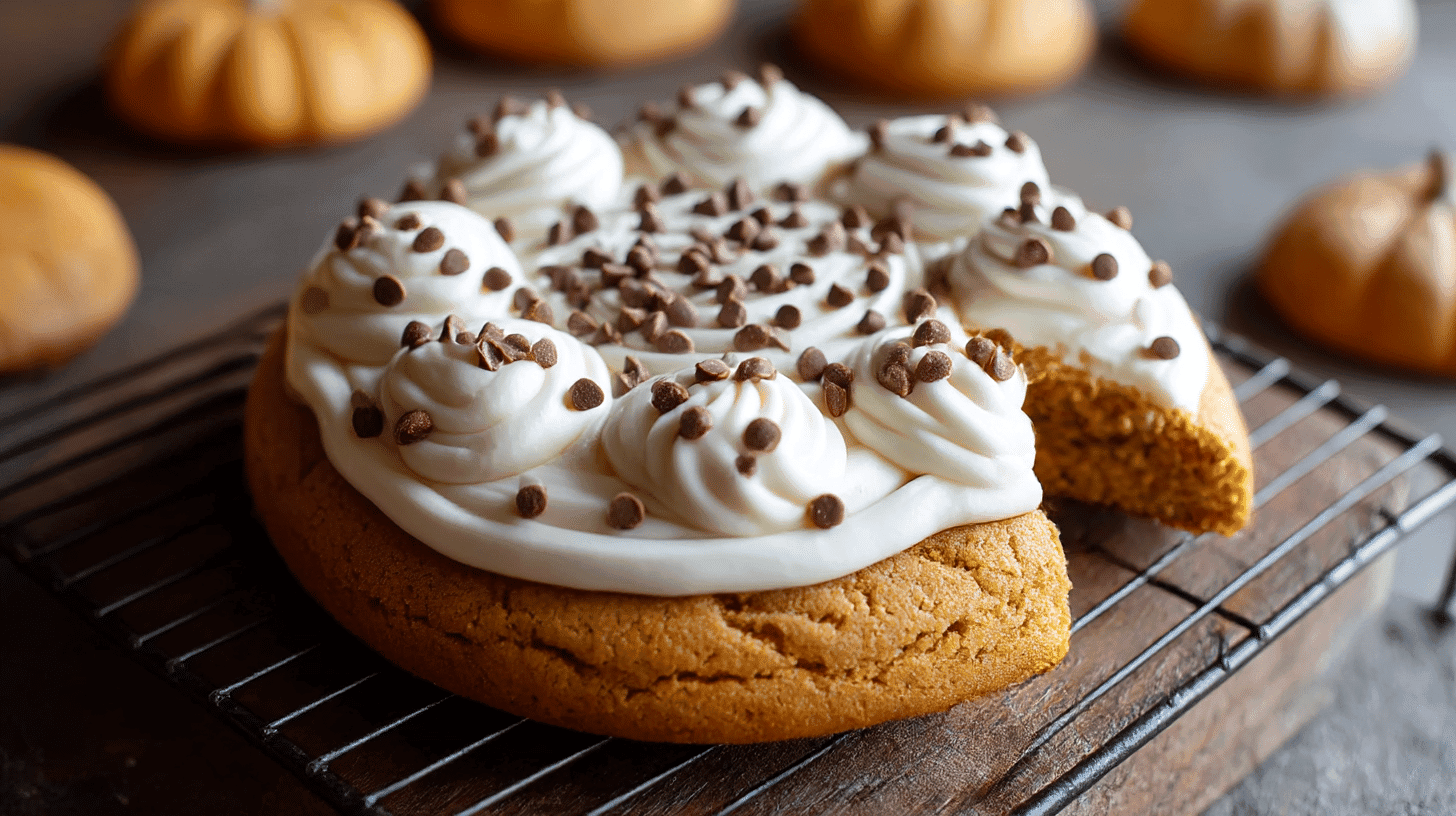 Pumpkin Cookie Cake