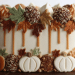 Fall Cookie Cake Designs