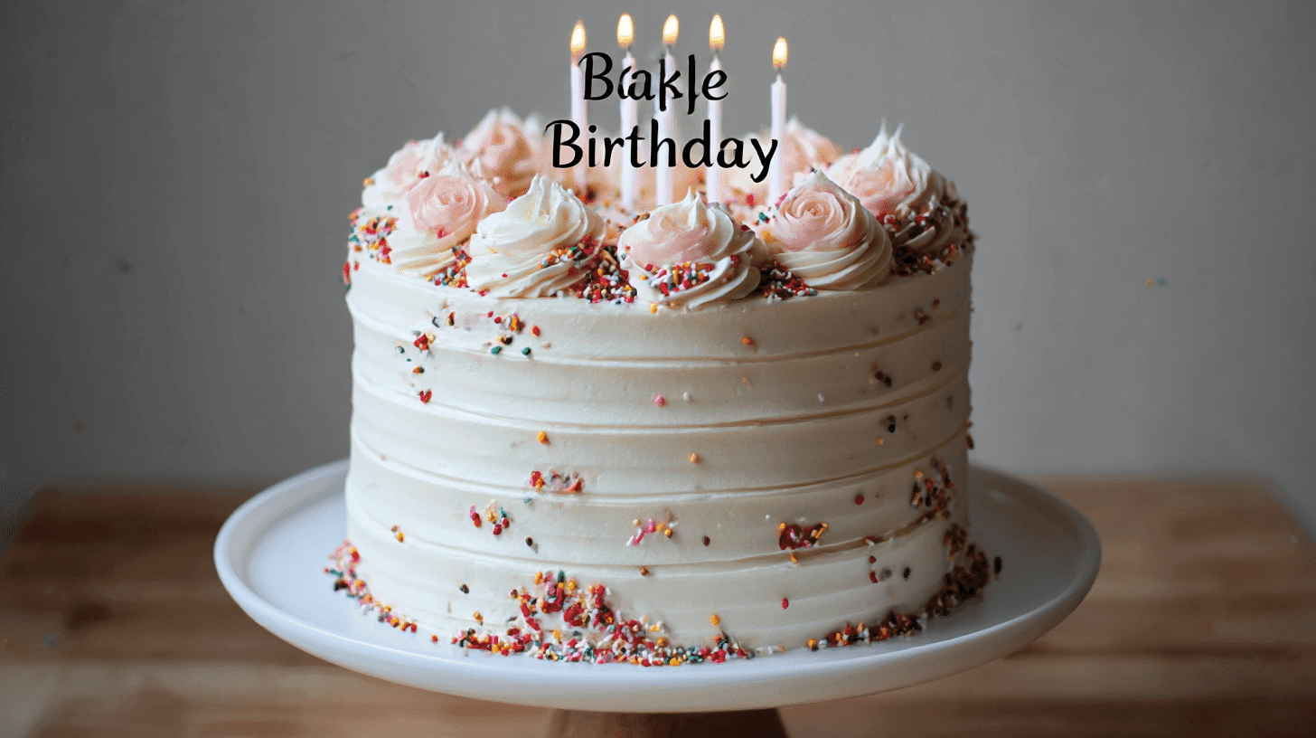 Simple Birthday Cake